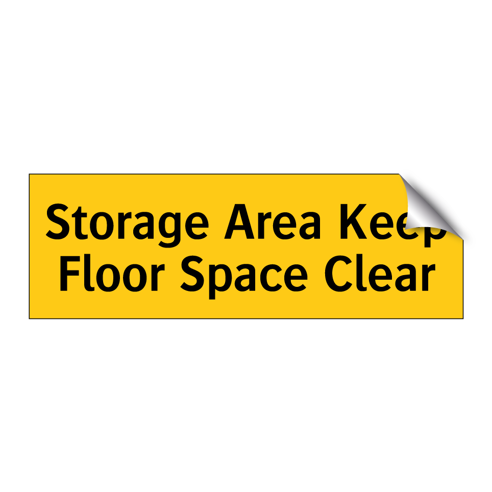 Storage Area Keep Floor Space Clear