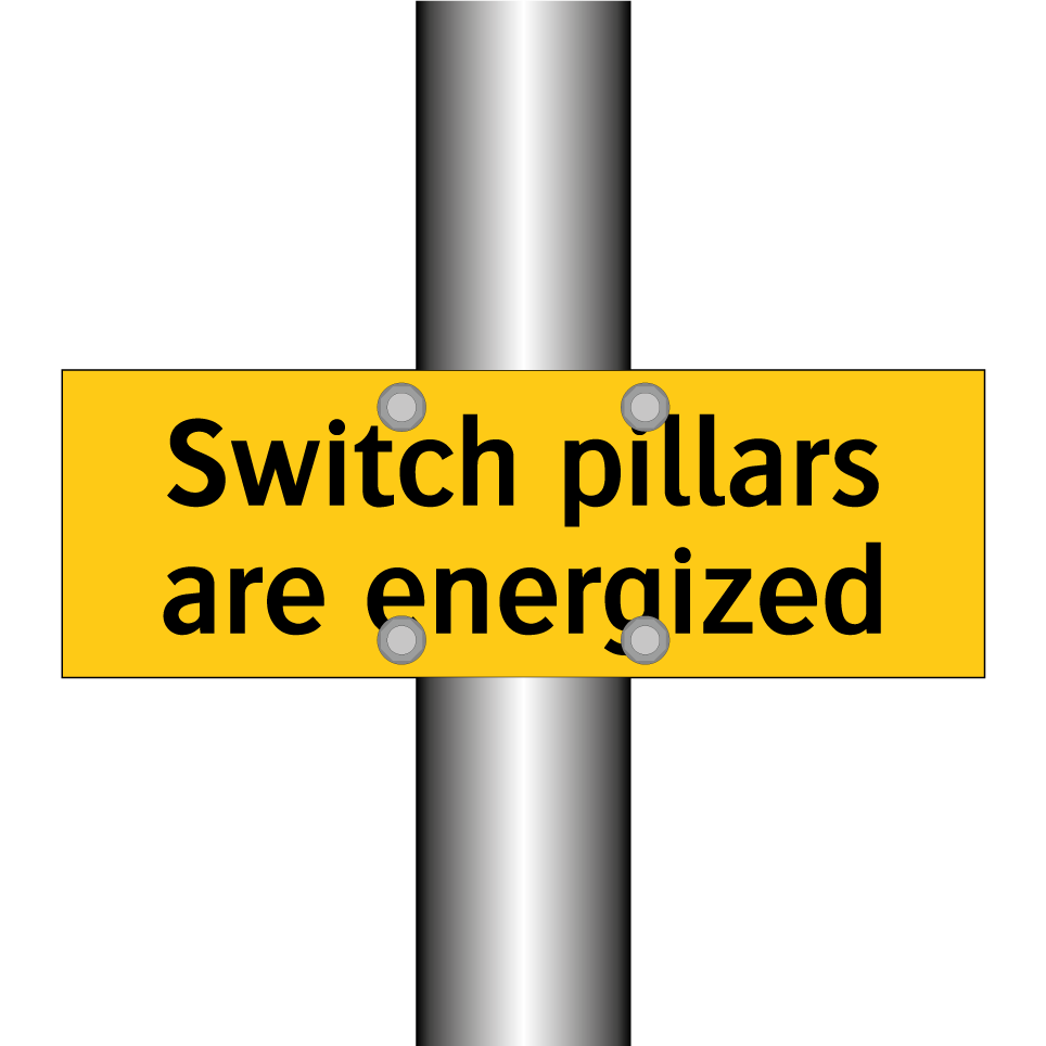 Switch pillars are energized