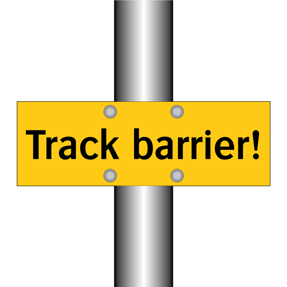 Track barrier!