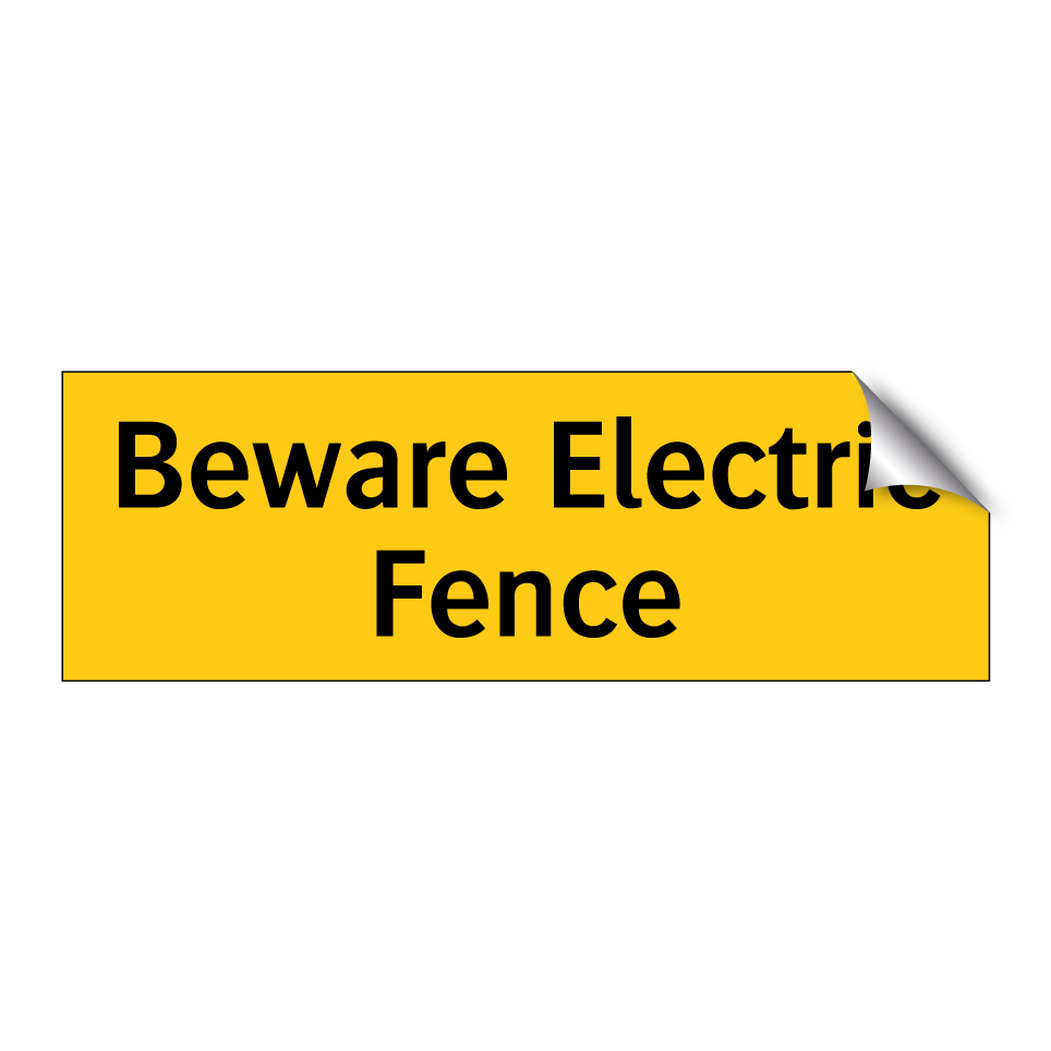 Beware Electric Fence