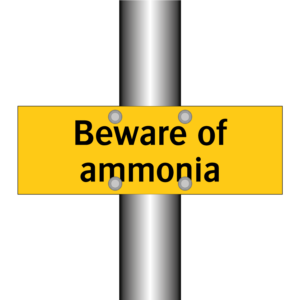 Beware of ammonia