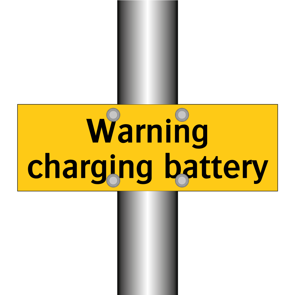 Warning charging battery