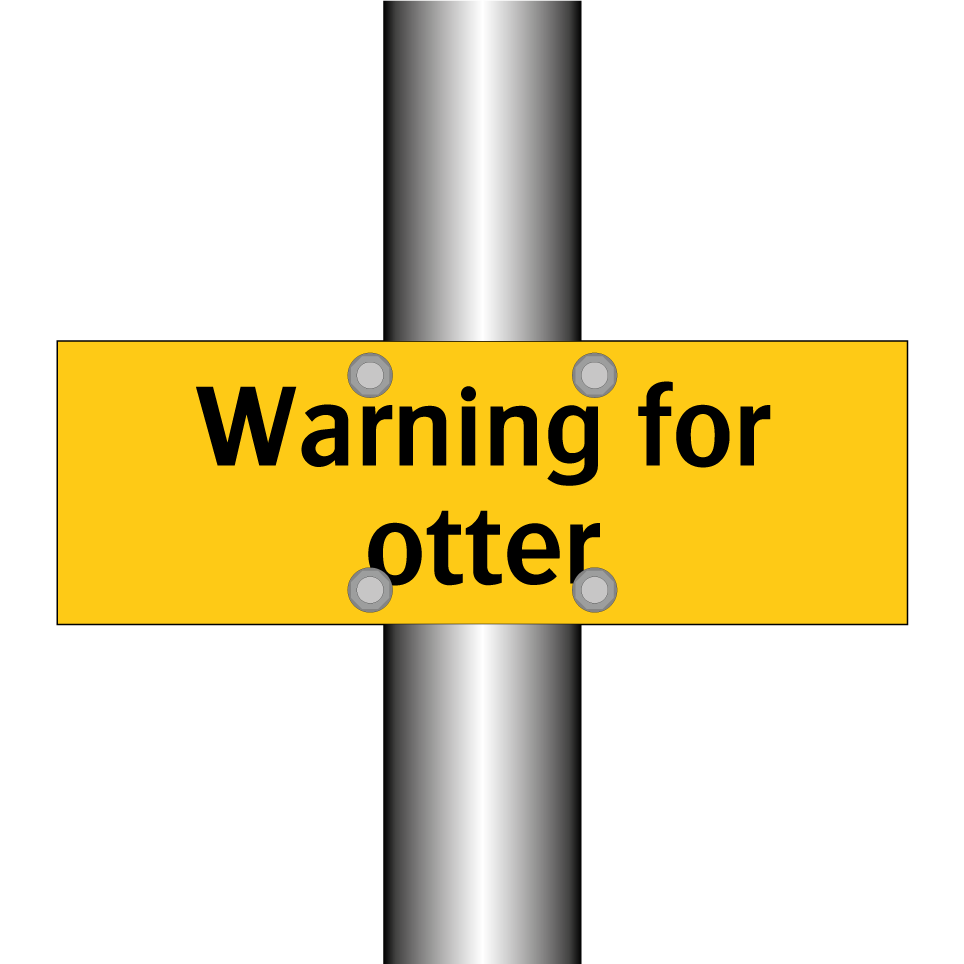 Warning for otter
