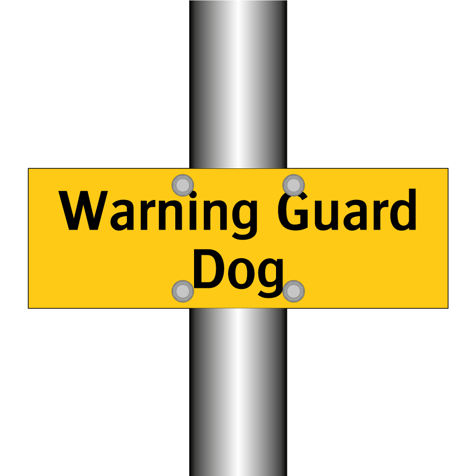 Warning Guard Dog