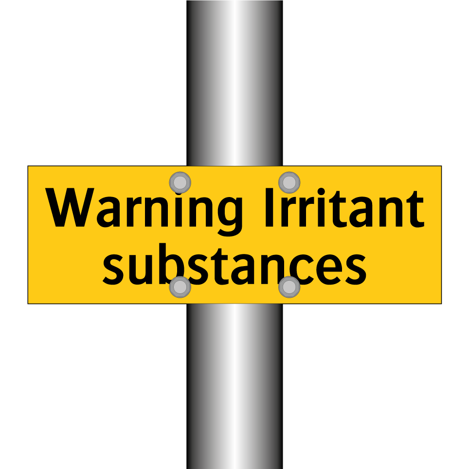 Warning Irritant substances