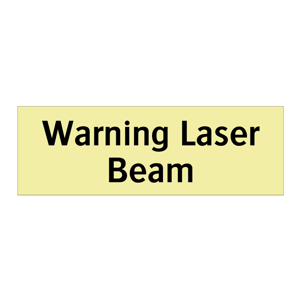 Warning Laser Beam
