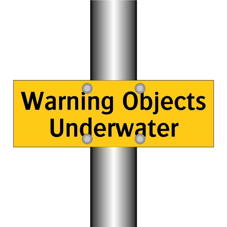 Warning Objects Underwater