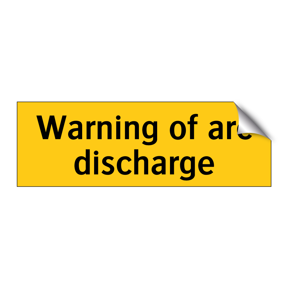 Warning of arc discharge
