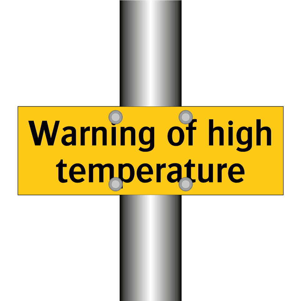 Warning of high temperature