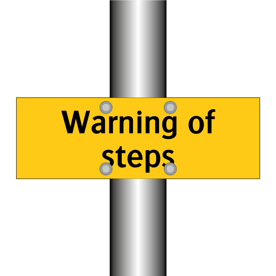 Warning of steps