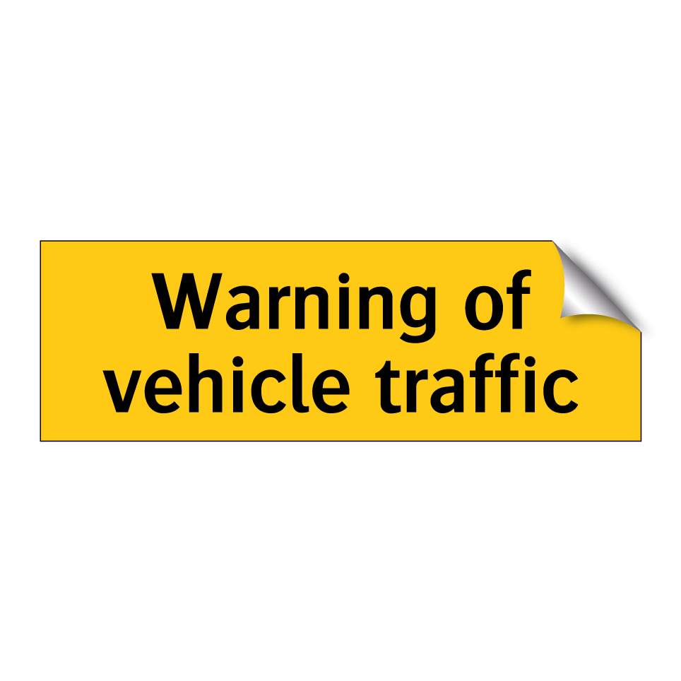 Warning of vehicle traffic