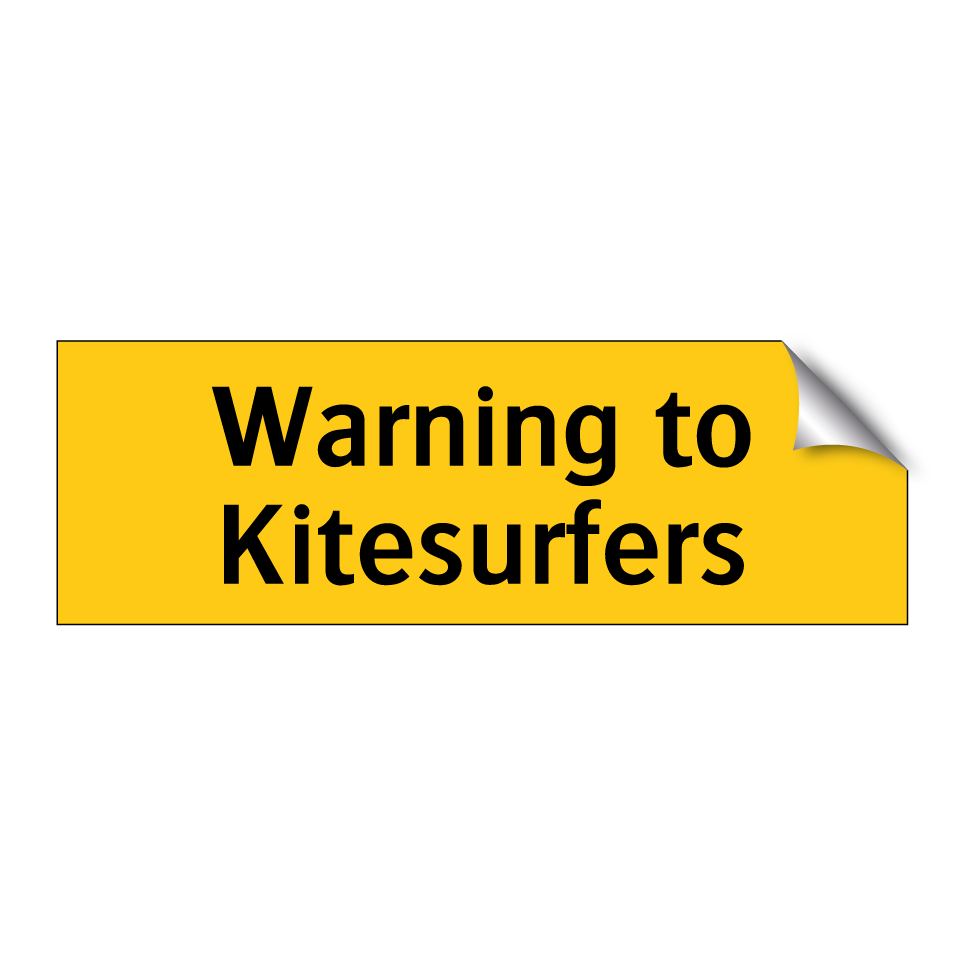 Warning to Kitesurfers