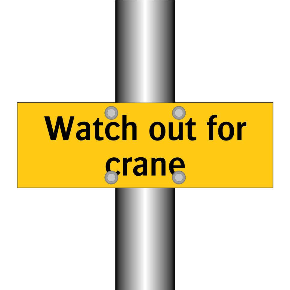 Watch out for crane