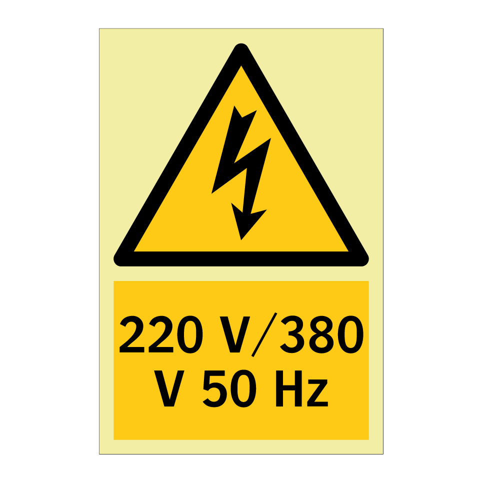 220 V/380 V 50 Hz
