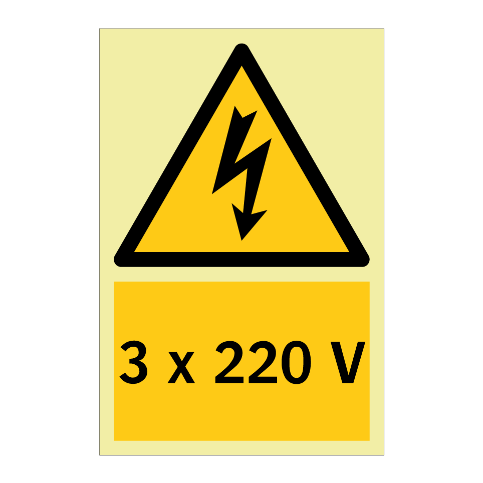 3 x 220 V