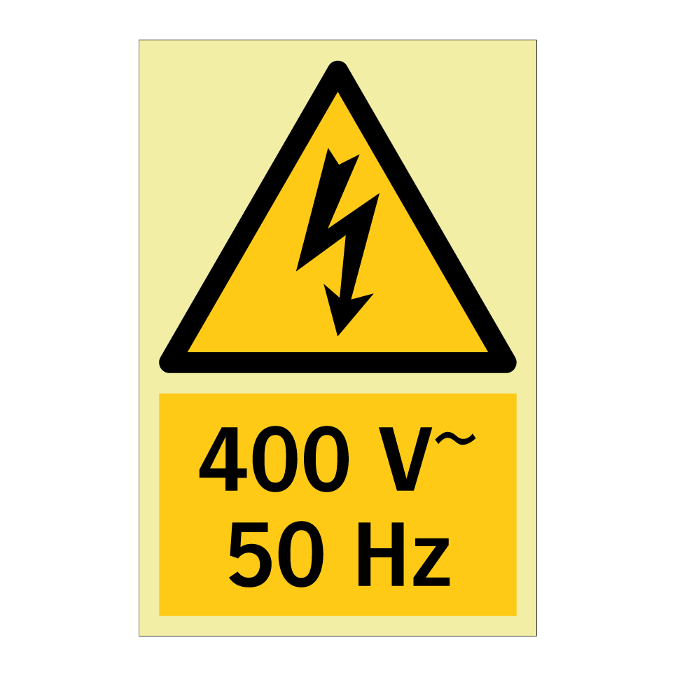 400 V~ 50 Hz