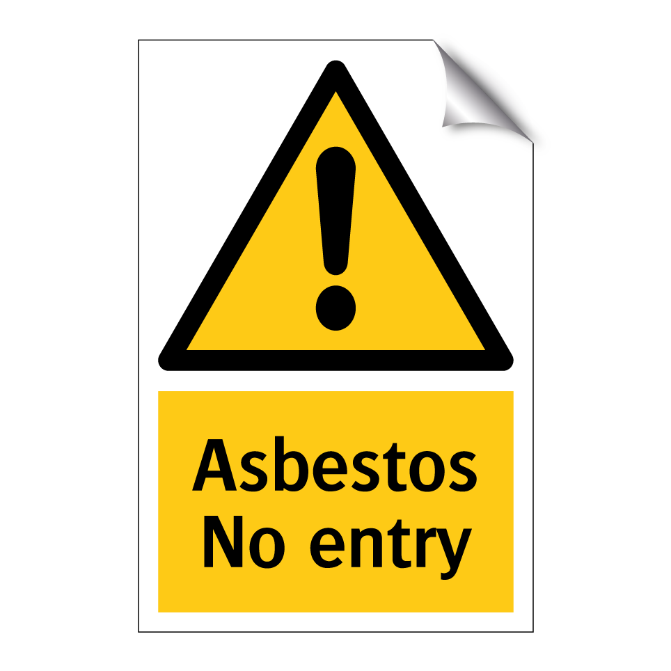 Asbestos No entry