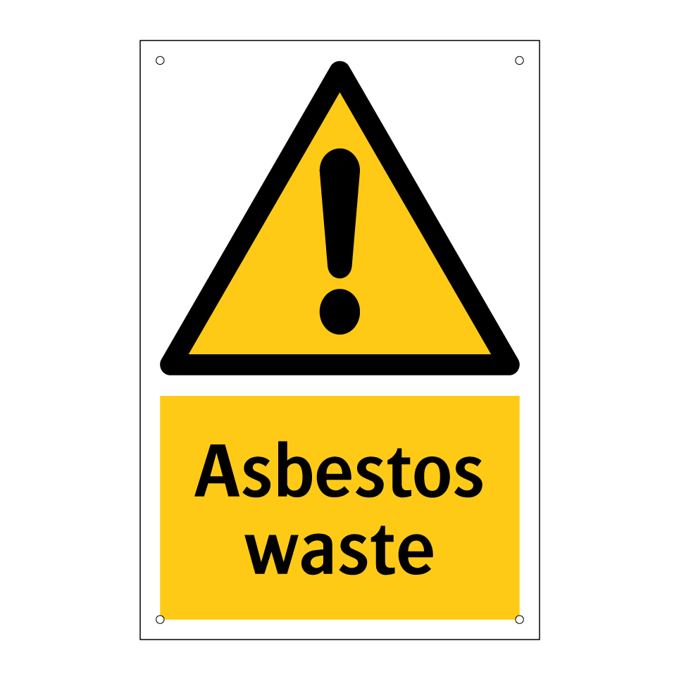 Asbestos waste
