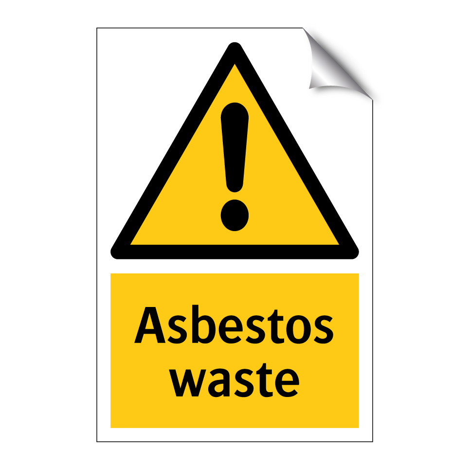 Asbestos waste
