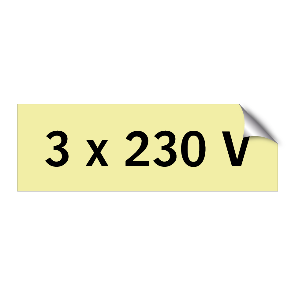 3 x 230 V