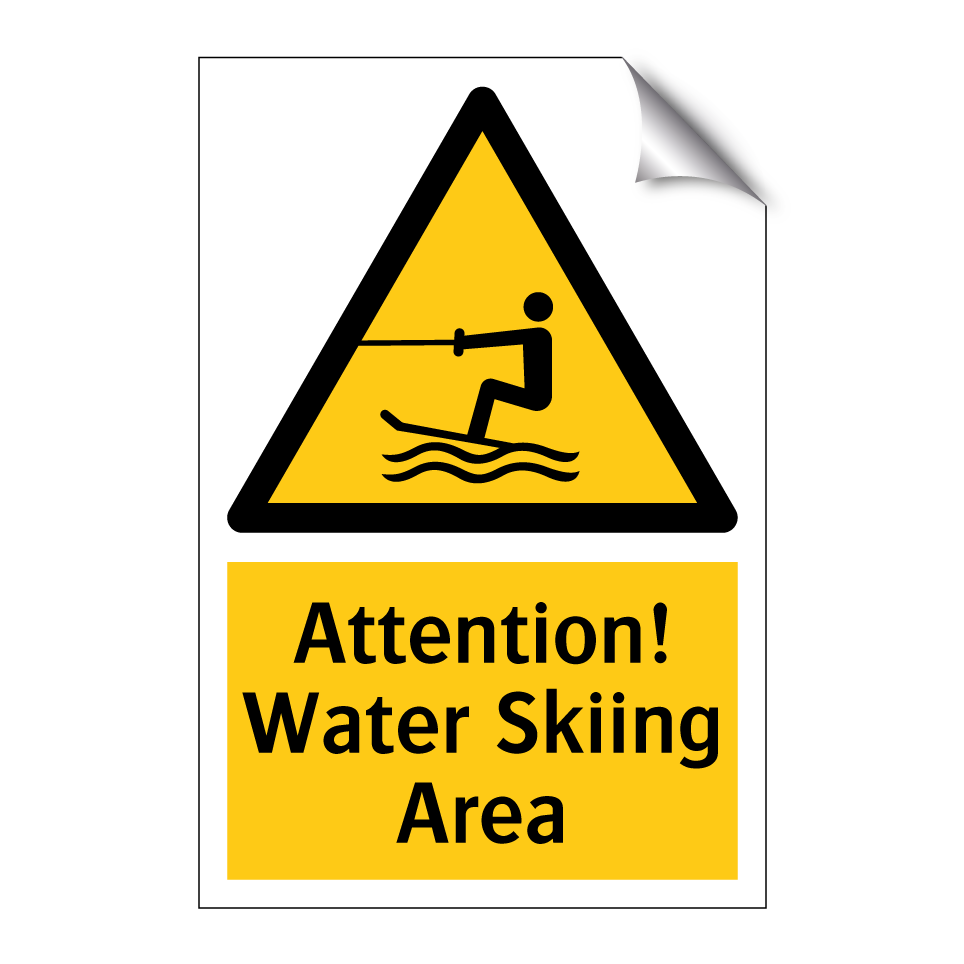 Attention! Water Skiing Area