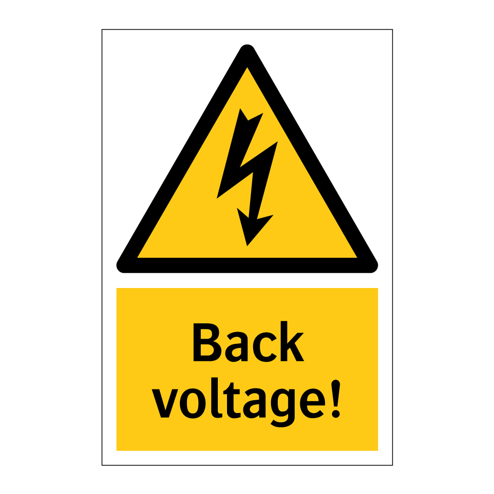 Back voltage!