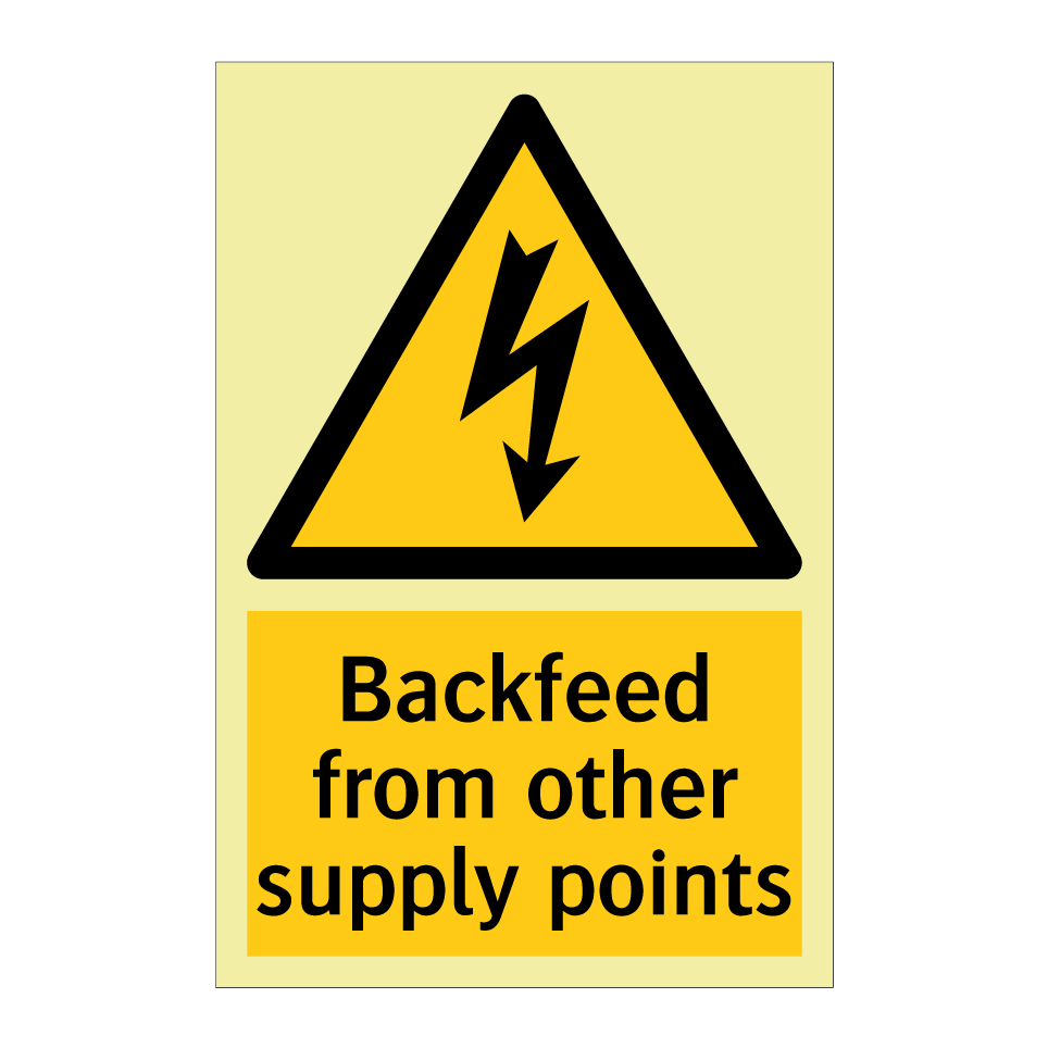 Backfeed from other supply points