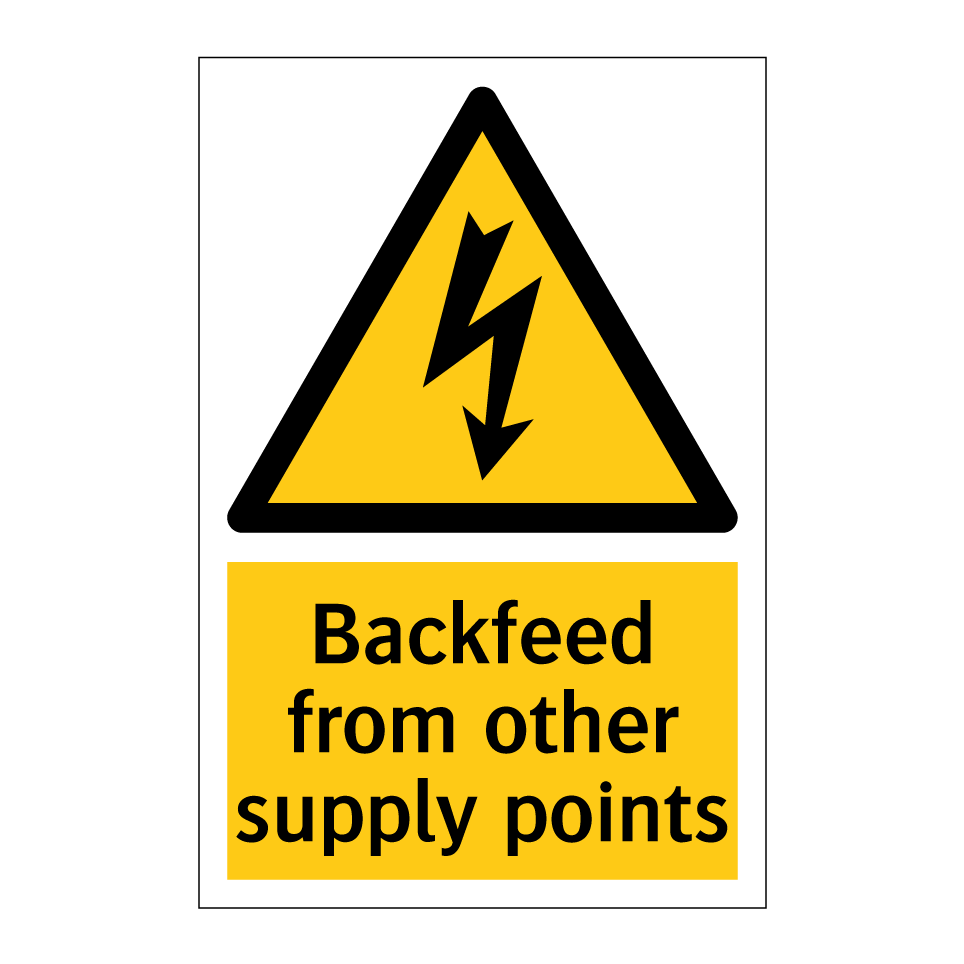 Backfeed from other supply points