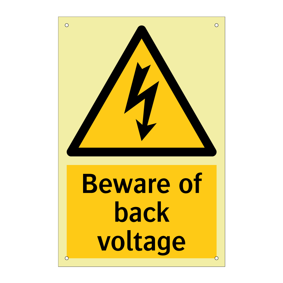 Beware of back voltage