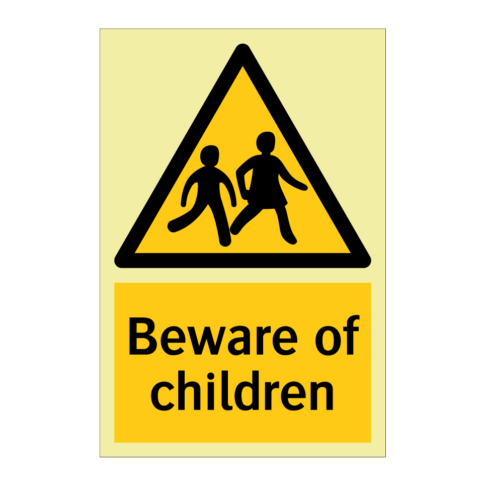 Beware of children