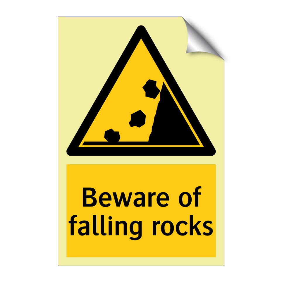 Beware of falling rocks