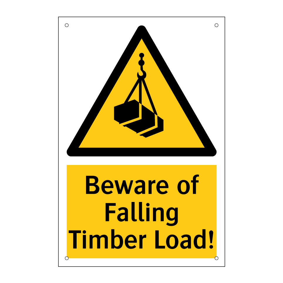 Beware of Falling Timber Load!
