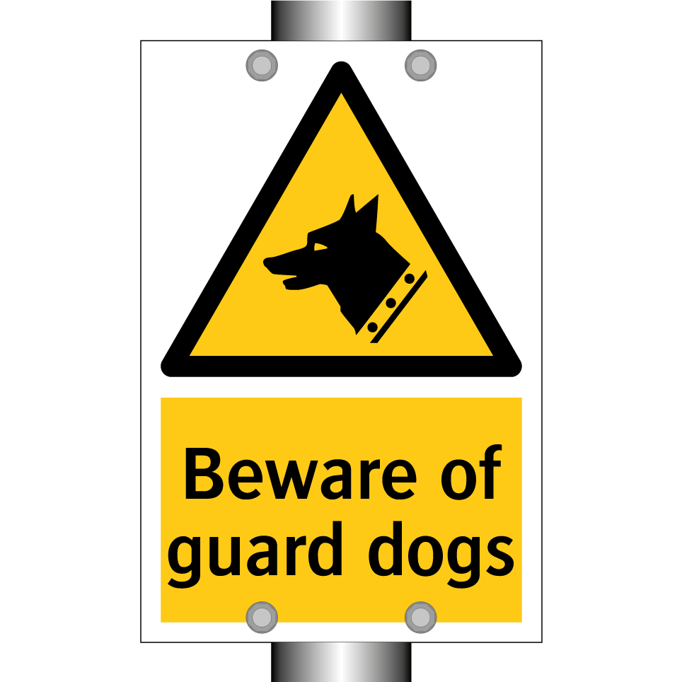 Beware of guard dogs