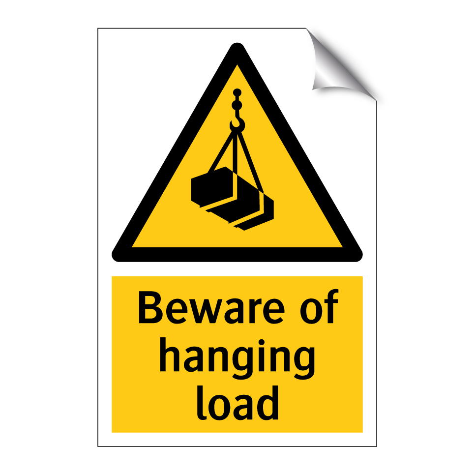 Beware of hanging load