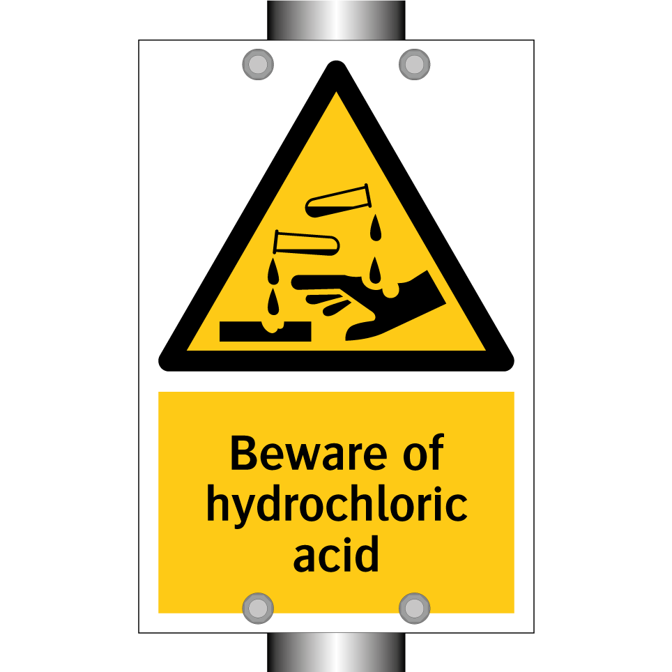 Beware of hydrochloric acid