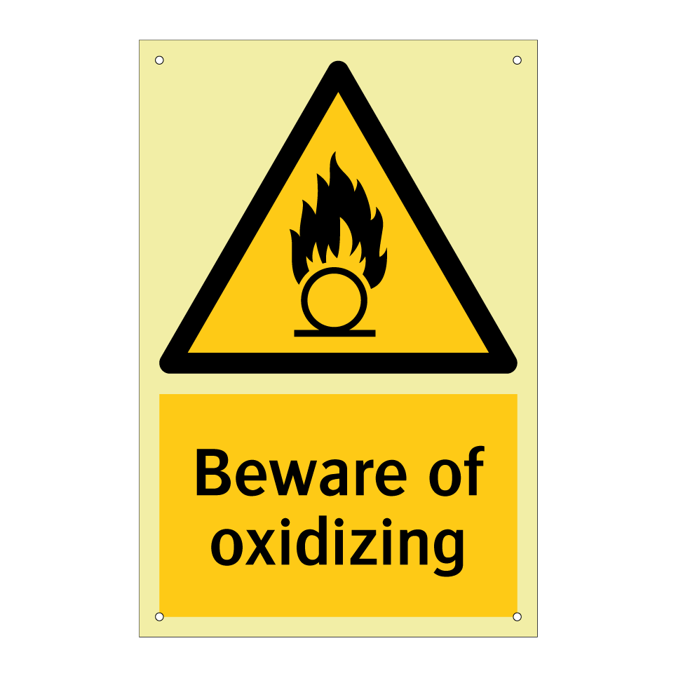 Beware of oxidizing