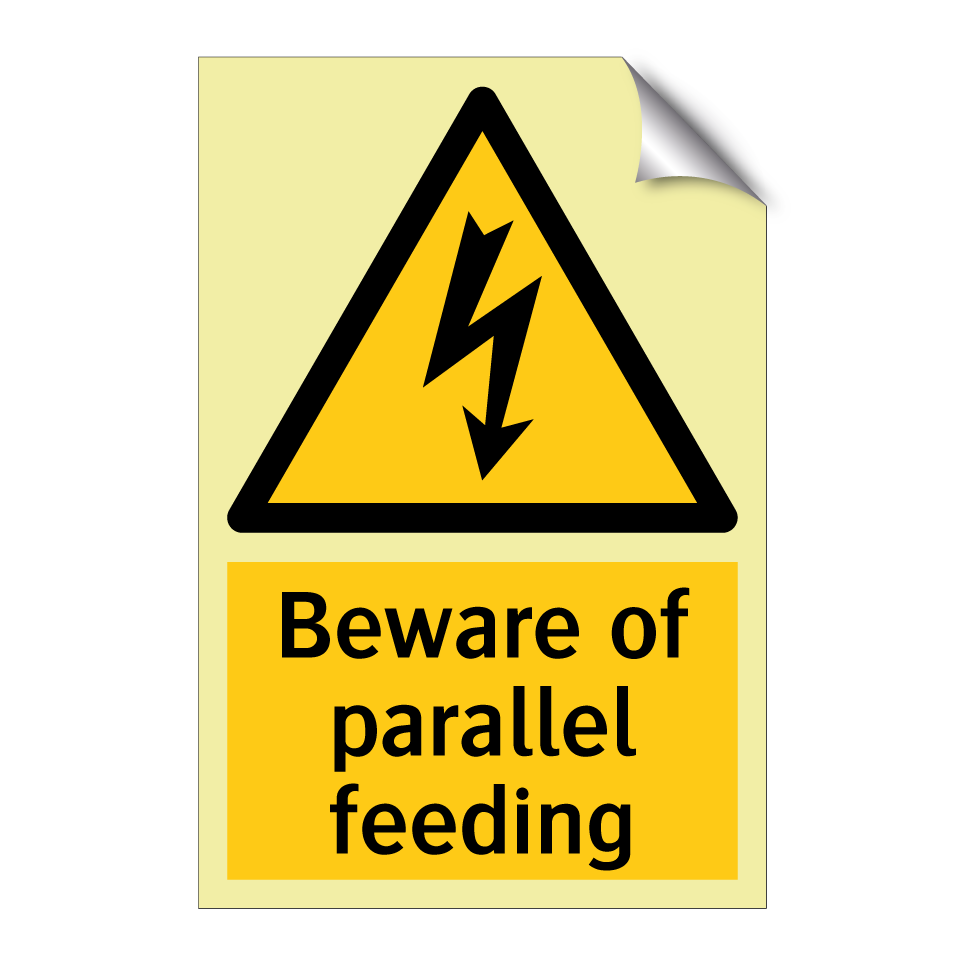Beware of parallel feeding