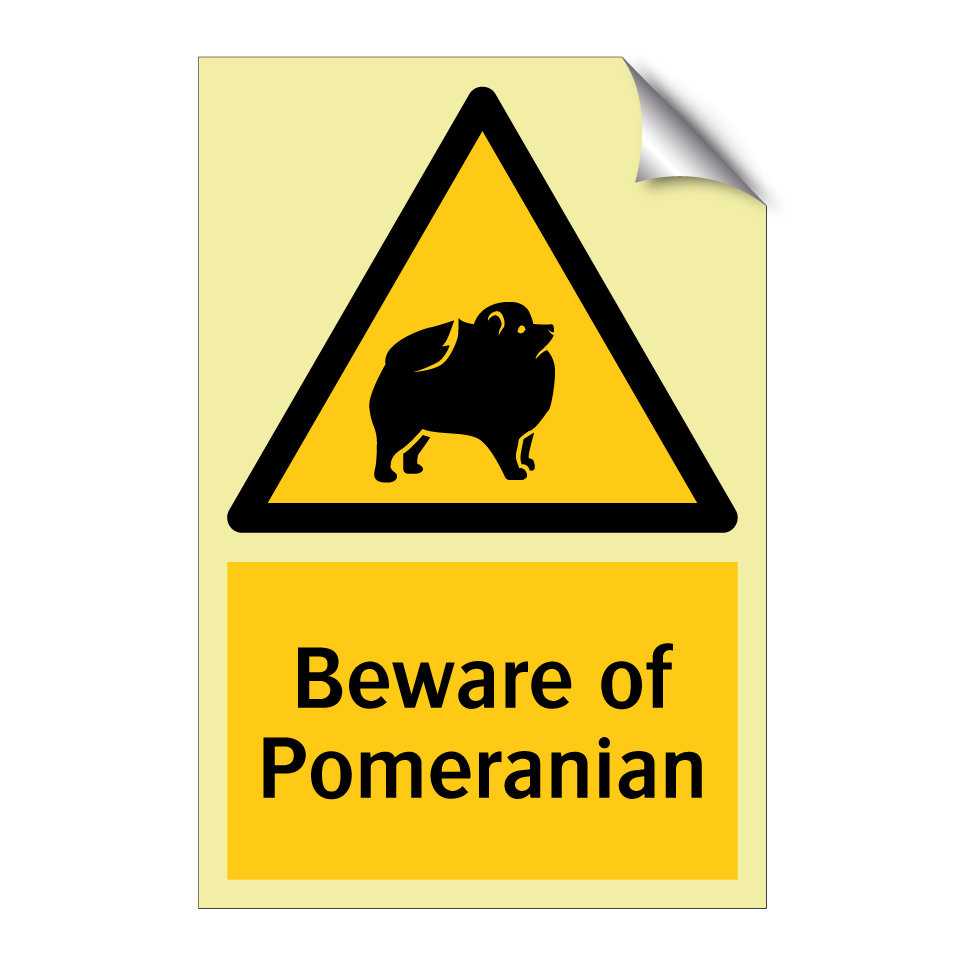 Beware of Pomeranian