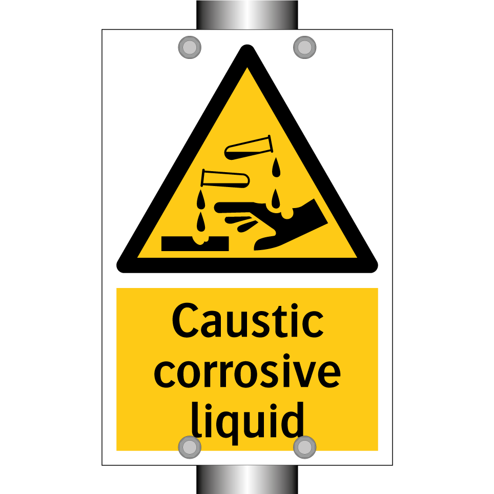Caustic corrosive liquid