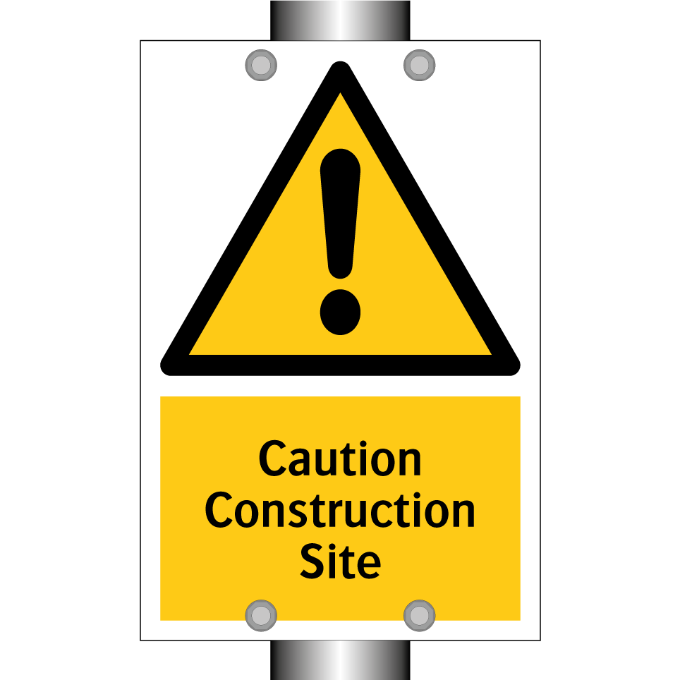 Caution Construction Site