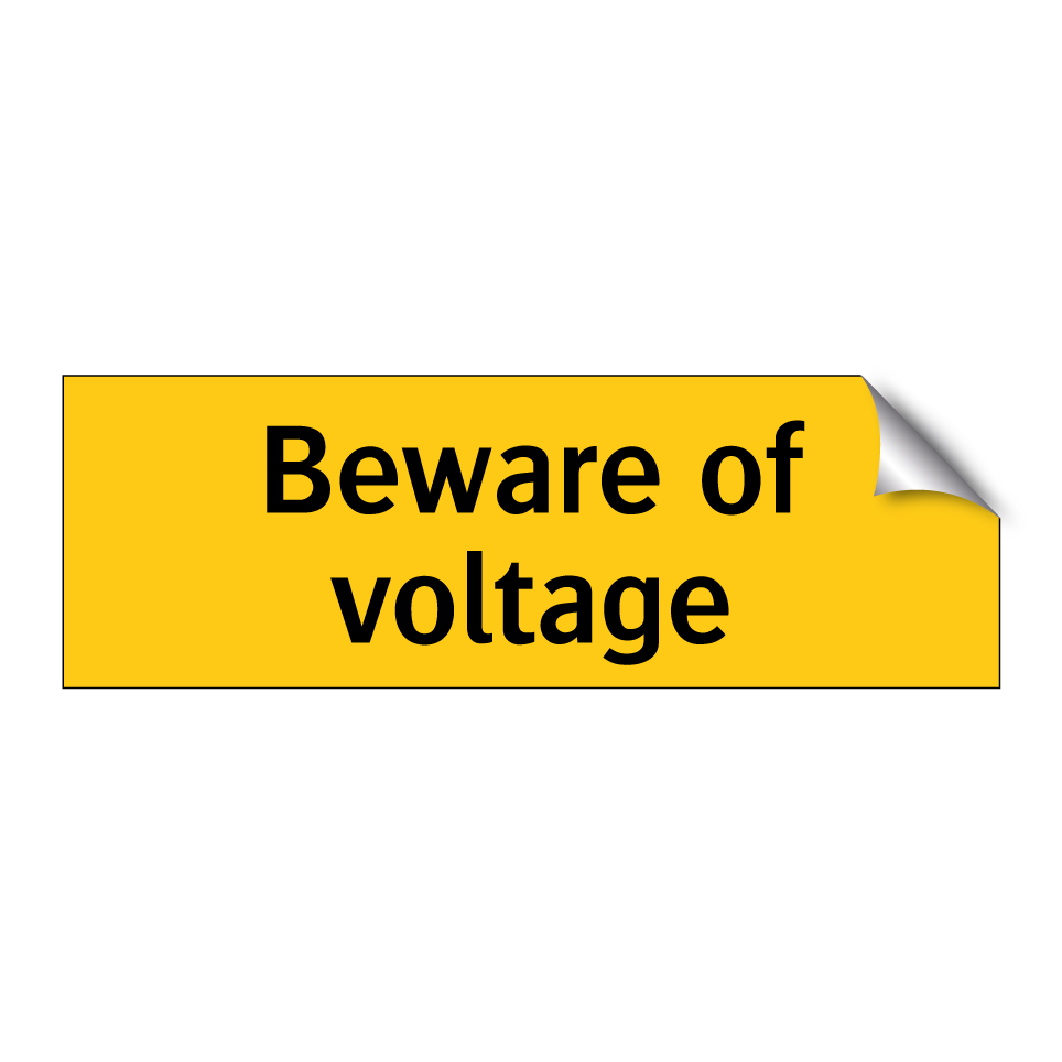 Beware of voltage