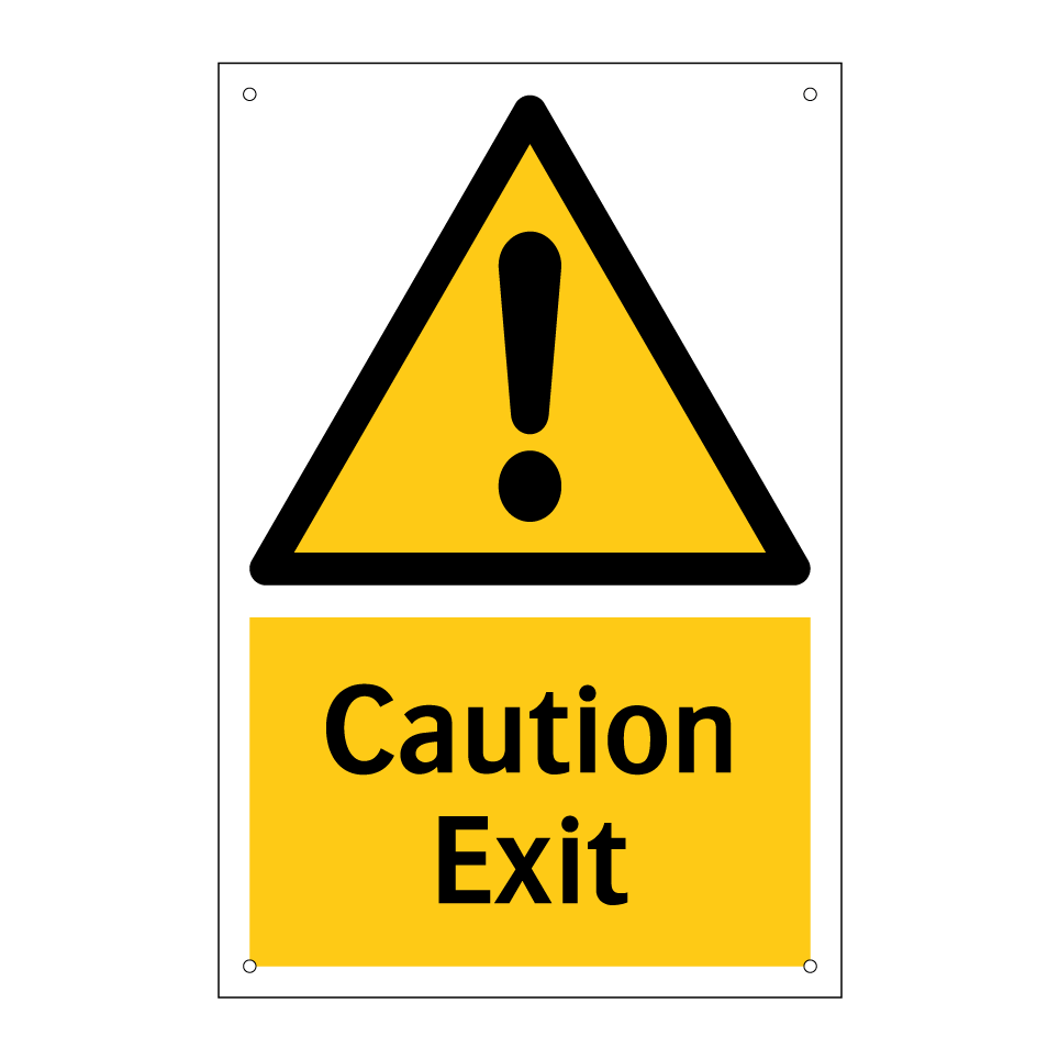 Caution Exit