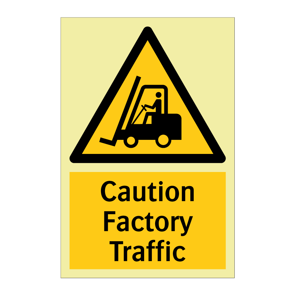 Caution Factory Traffic