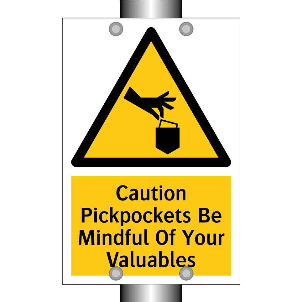 Caution Pickpockets Be Mindful Of Your Valuables