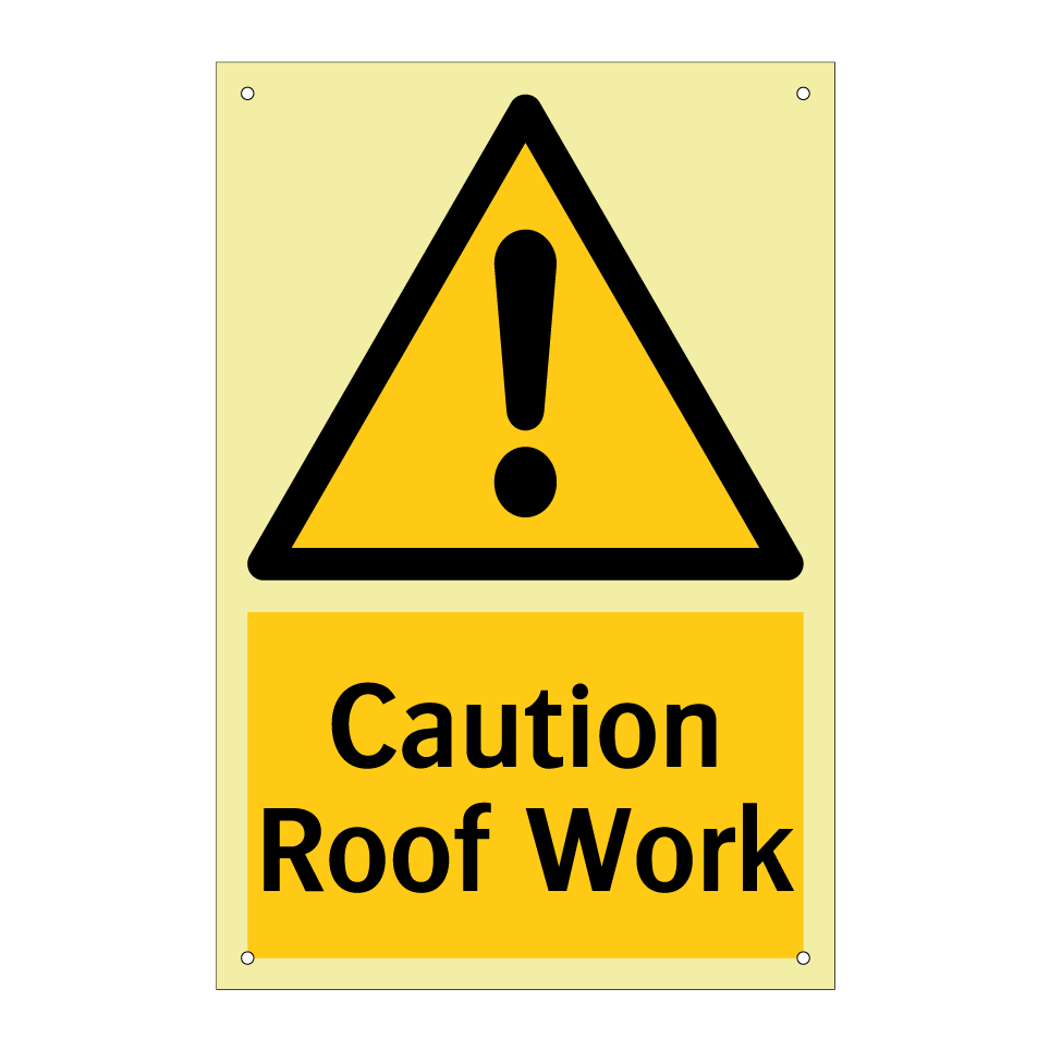 Caution Roof Work