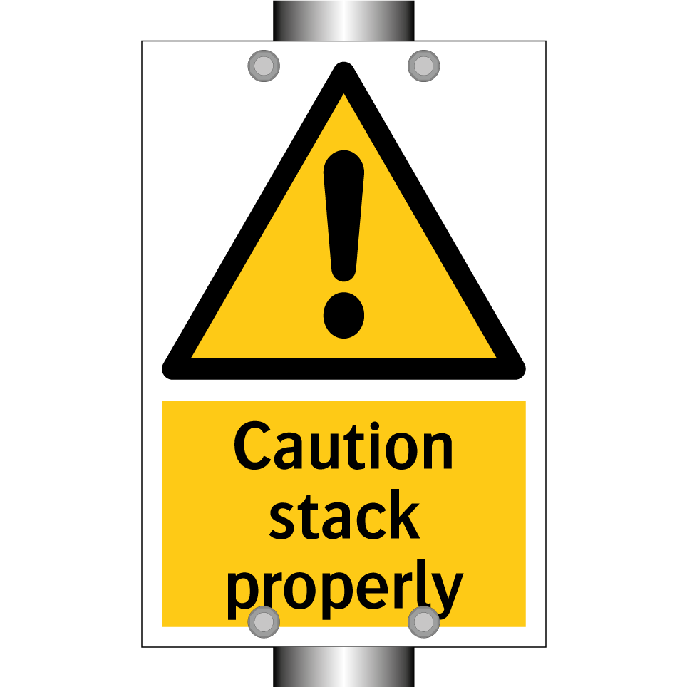 Caution stack properly