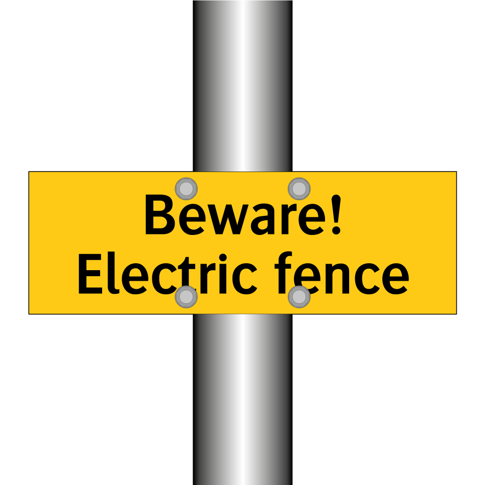 Beware! Electric fence
