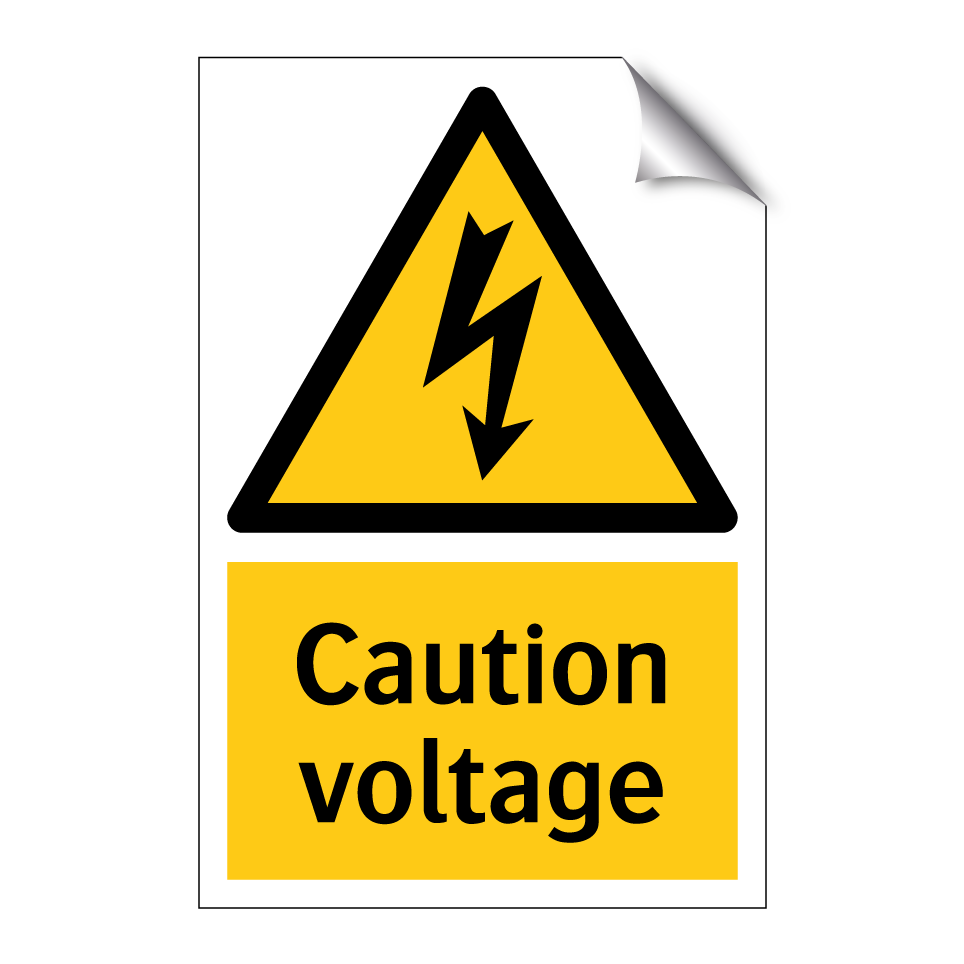 Caution voltage