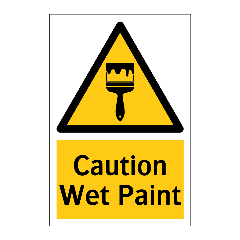 Caution Wet Paint
