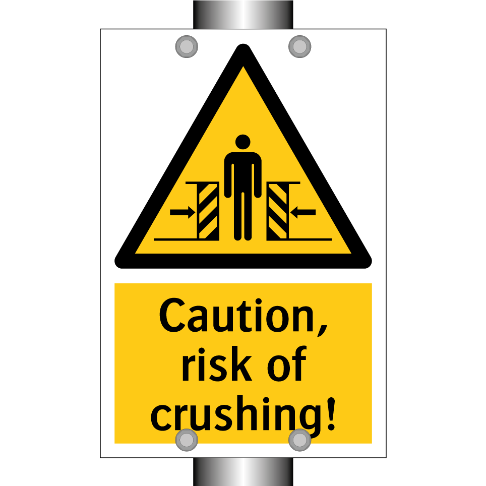 Caution, risk of crushing!